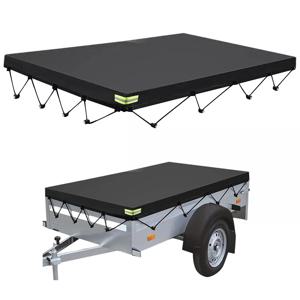 420D 옥스포드 트레일러 방수포 반사 스트립 방수 및 방풍 트럭 캐노피 자외선 차단 커버