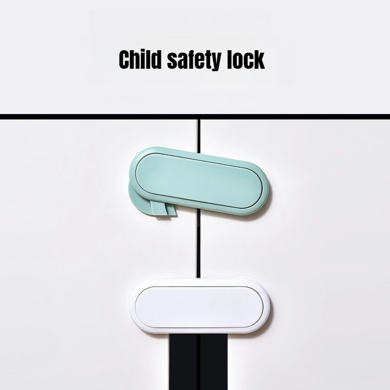 캐비닛 도어 보호 5개 세트 어린이 서랍 안전 잠금장치 아기 손 끼임 방지 보이지 않는 잠금장치 반대쪽 도어 옷장 잠금장치