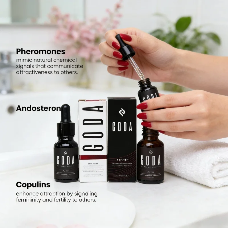 GODA 15ml 페로몬 향수, 오래 지속되는 자스민 로즈 섹시 커플 데이트 향 - 새롭게 출시된 꽃향기