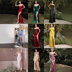 민소매 슬립 드레스 섹시한 백리스 이브닝 가운 여성 정장 칵테일 파티 여름 웨딩 게스트 바디콘 롱 드레스 시크