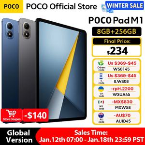 POCO PAD M1 글로벌 버전 태블릿 스냅드래곤 7s Gen 4 12.1인치 120Hz 2.5K 디스플레이 12000mAh 샤오미 패드 PC