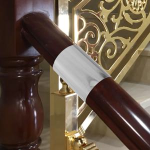 2개 스테인레스 스틸 계단 난간 엔드 캡 핸드레일 엔드 커버 목재 핸드레일 고정 액세서리 계단 마감 플러그