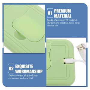 프리미엄 물티슈 히터 아기용 휴대용 티슈 워머 일정한 온도 여행용 가정용 베이비 샤워 선물 내구성 있는 PP 소재