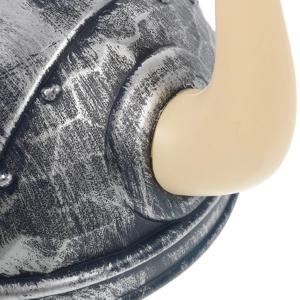 버팔로 황소 뿔 바이킹 모자 어린이를위한 가볍고 편안한 할로윈 의상 파티 코스프레 사진 소품 황소 뿔 모자