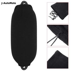 공장 직접 공급 블랙 벨벳 보트 펜더 커버 여러 크기 펜더 용 센터 로프 튜브 스타일 용 보트 펜더 커버