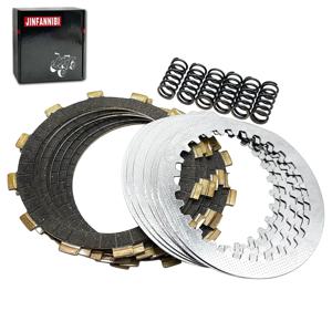 JINFANNIBI 헤비 듀티 스프링 마찰 플레이트 클러치 플레이트 키트 호환 Yamaha Banshee 350 1987-2006 RZ350 1984-1990