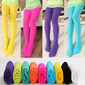 여자 어린이 스타킹 봄/가을 캔디 컬러 어린이 스타킹 아기 어린이 학생 고품질 발레 댄스 유아 팬티 스타킹