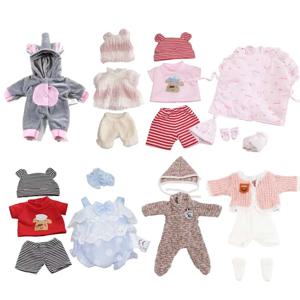 아기 다시 태어난 인형 옷 30cm 아기 인형 드레스 잠옷 점프 슈트 인형 옷 12 인치 다시 태어난 인형 DIY 장난감 소녀를위한