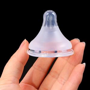 아기용 부드러운 액체 실리콘 젖꼭지, 젖꼭지 교체, 넓은 입 우유 병