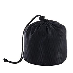 휴대용 여행 비행기 기차 메모리 폼 베개 보관 가방 실린더 모양의 여행 머리 받침 쿠션 주최자 포장 가방