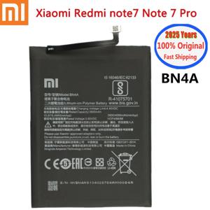 샤오미 레드미 100% 정품 배터리, 2025 년 4000mAh BN4A, 노트 7 프로, 노트 7, M1901F7C, 휴대폰 배터리 재고, 빠른 배송