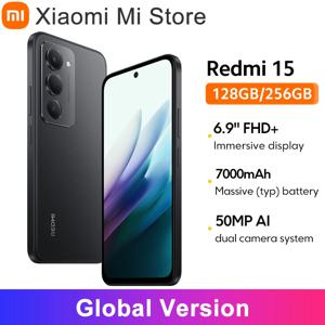 레드미 15 글로벌 버전 스마트폰 IP64 스냅드래곤 ®   685 모바일 플랫폼 50MP 6.9인치 최대 144Hz 7000mAh 배터리 33W 고속 충전