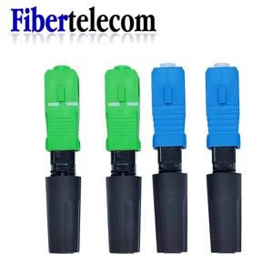 광섬유 고속 커넥터 FTTH SC APC 단일 모드 광섬유 어댑터 SC UPC FTTH SC 광섬유 커넥터 현장 조립