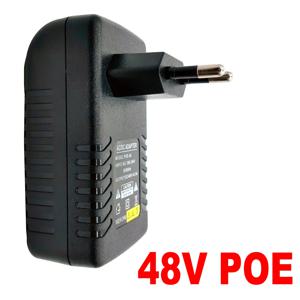 CCTV 보안 감시 POE 전원 공급 장치 어댑터 48V 0.5A EU/US 플러그 인젝터 이더넷 IP 카메라 POE 스위치 NVR 라우터
