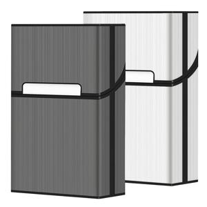 휴대용 담배 슬림 알루미늄 담배 케이스 시가 담배 홀더 상자 보관 용기 흡연 액세서리