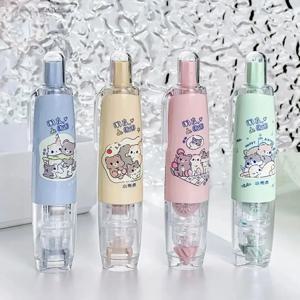 귀여운 도트 접착 테이프 양면 접착 롤러, 여아용 리필 가능, DIY 스크랩북, 케이팝 사진, 학교 문구 용품