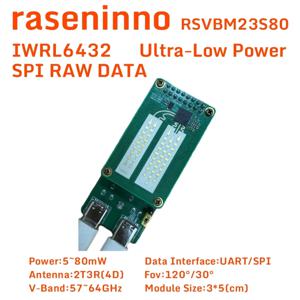 Raseninno IWRL6432 SPI RAW DATA ESP32 uart 로봇 저전력 RSVBM23S80 초인종, 사람 존재 모션 추적, 스마트 라이프 홈