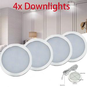 4PCS 12V 인테리어 조명 캠핑카 RV 조명 LED 스포트 라이트 캠핑카 캠핑카 인테리어 스팟 램프 자동차 충전과 LED 독서 등