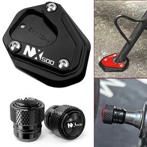 혼다 NX500 NX 500 2023 2024 2025 NX400 CB500X CB 500X 오토바이 익스텐션 패드 사이드 스탠드 풋 킥스탠드 타이어 밸브 캡