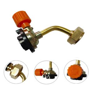 가스 부탄 실린더 탱크 충전 밸브 리필 직접 커넥터 어댑터, 야외 캠핑 피크닉 실린더 충전 어댑터, 1 개