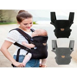 1피스 물리 공학 다기능 베이비 캐리어-4-In-1 휴대용 아기 여행 장비, 조절 가능하고 편안한 전면 스트랩 및 후면 스트랩, 아기를 위한 완벽한 베이비 샤워 선물.
