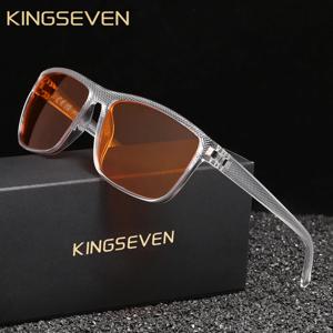 KINGSEVEN 99% 안티 블루 레이 안경 투명 렌즈 안경 남성 여성 컴퓨터 높은 다중 푸른 빛 차단 안경