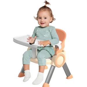 유아 먹는 의자 트레이가있는 유아 식사 의자 다기능 가정용 작은 의자 어린이 연구 좌석 음악