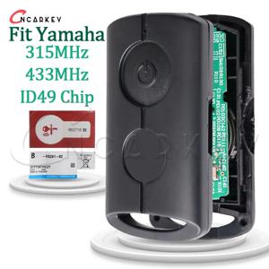 원래 오토바이 제어 키 Fob 315/433.92 Mhz ID49 칩 Yamaha NMAX TMAX NVX155 Xmax300 Xmax 125 250 400 스마트 원격