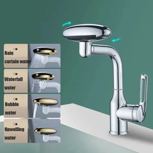 Torneira 다기능 파라 카스카 타, 4 가지 모드, 토르네이 드 펄버, 회전 360 °, 안개꽃