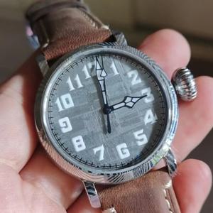 사파이어 크리스탈 MOP/우주석 다이얼 오토매틱 다마스커스 커스텀 다이빙 시계