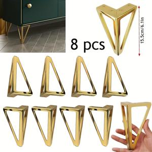 4/8Pcs 가구 다리 헤비 듀티 금속 가구 피트 소파 캐비닛 테이블 다리 캐비닛 다리 소파 피트 교체 드레서