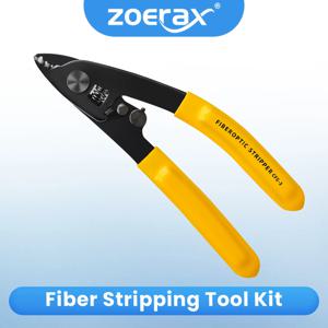 ZoeRax CFS-3 시리즈 3홀 정밀 파이버 스트리퍼 플라이어 FTTH 유지 보수 플라이어용 효율적인 파이버 스트리핑 도구