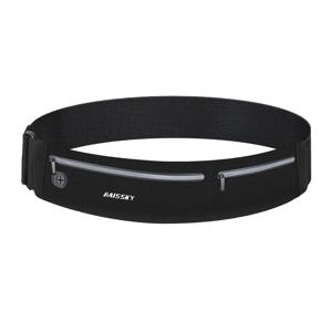 하이스키 스포츠 웨이스트밴드 러닝백 (아이폰 17, 16, 15, 14, 13, 12 Pro Max, 15 Plus 호환) 방수 지퍼 포켓 허리팩 폰 파우치