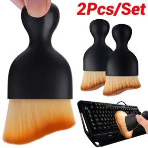 키보드 아크 디테일 브러시 에어컨 콘센트 청소 브러시 ​​자동차 간격 먼지 제거 브러시 자동 센터 콘솔 청소 도구