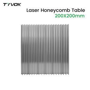 TYVOK 레이저 벌집 침대 200x200mm 레이저 조각 절단 작업 침대 범용 벌집 작업대 레이저 조각기 작업대