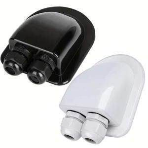 이중 케이블 입구 글랜드 커넥터 커버 접속함 와이어 입구 쉘, RV 및 RV 선박 케이블 배선용