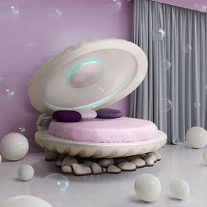 럭셔리 유럽 어린이 침대 장식 캐노피 안전 맞춤 디자인 유아용 침대 공주 모던 침대 유아 가구