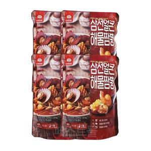 천일냉동 삼선얼큰 해물짬뽕 420g 4개