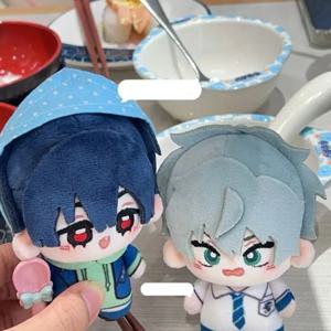 10cm 외계인 무대 플러시 불가사리 바디 데스크 장난감 이반 틸 애니메이션 주변기기 코스프레 인형 외계인 무대 생일 선물