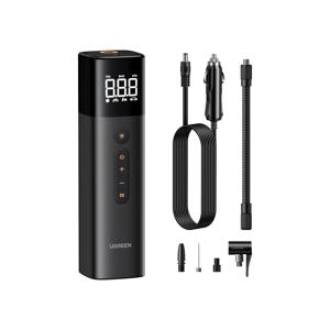 유그린 타이어 인플레이터 디지털 자동차 타이어 펌프 150 PSI 12V 타이어 인플레이터 압력 감지 LED 라이트 휴대용 에어 펌프