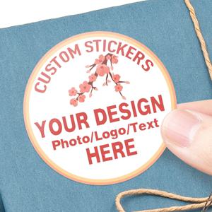 맞춤형 사진 스티커 및 로고 데칼 |   무광 마감 브랜드 라벨 |   고해상도 스크래치 방지 방수 맞춤형