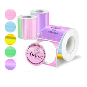 150개 50x50mm 자가 접착 열전사 스티커 라벨 롤, 포메모 M110 M220 M200 E210 P50 DETONG P1 WP952 호환