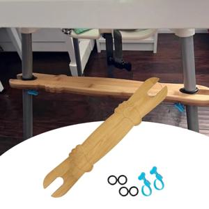 아기용 하이체어 발받침 조절 가능한 아기용 하이체어 페달 고무 링 포함 둥근 모서리 범용 하이체어 액세서리