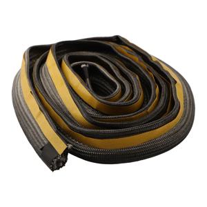 10mm 벽난로 밀봉 로프 나무 연소 스토브 도어 자가 접착 유리섬유 밀봉 코드 내화성 2/3m 블랙 가스켓 테이프