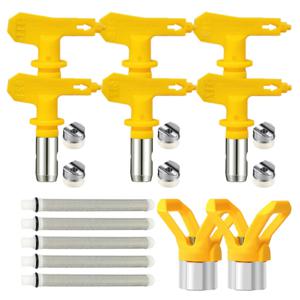 13개 스프레이 팁, 스프레이어 팁 가드, 노즐 시트 교체 및 에어리스 페인트 스프레이 건용 스프레이 건 필터