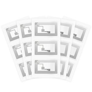 40*25mm NTAG213 NFC 칩이 있는 NFC 태그 스티커 투명 접착 라벨 스티커 빈 재작성 가능 모든 NFC 지원 장치와 호환