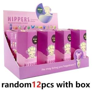 매력적인 X tude 천사 인형 동물 모자 착용 작은 천사 피규어 책상 장식 풍경 장식품 블라인드 박스 장난감