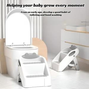어린이용 미끄럼 방지 접이식 변기 의자 세면대 변기 훈련용 계단식 스텝 스툴