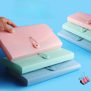 13개의 포켓이 있는 확장형 파일 정리함, 라벨이 있는 아코디언 파일 폴더, 휴대용 문서 종이 청구서 영수증 정리함,