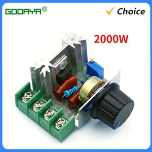 새로운 LED 모듈 조광기 스위치 220V 전압 조정기 2000W 속도 컨트롤러 SCR 정류기 온도 조절기 LED 램프 LED 스트립 조명